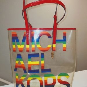 Michael Kors Clear Rainbow Tote